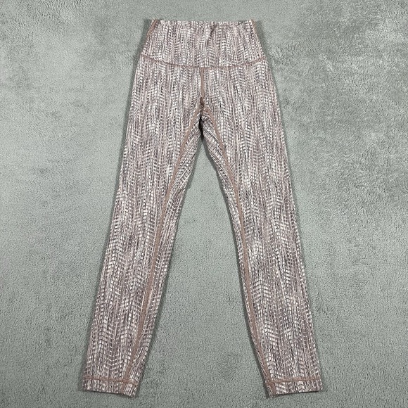 Lululemon Leggings Women Size 4 Wunder Under High-Rise 7/8 Tight FullOn 25" Pink - Picture 1 of 12